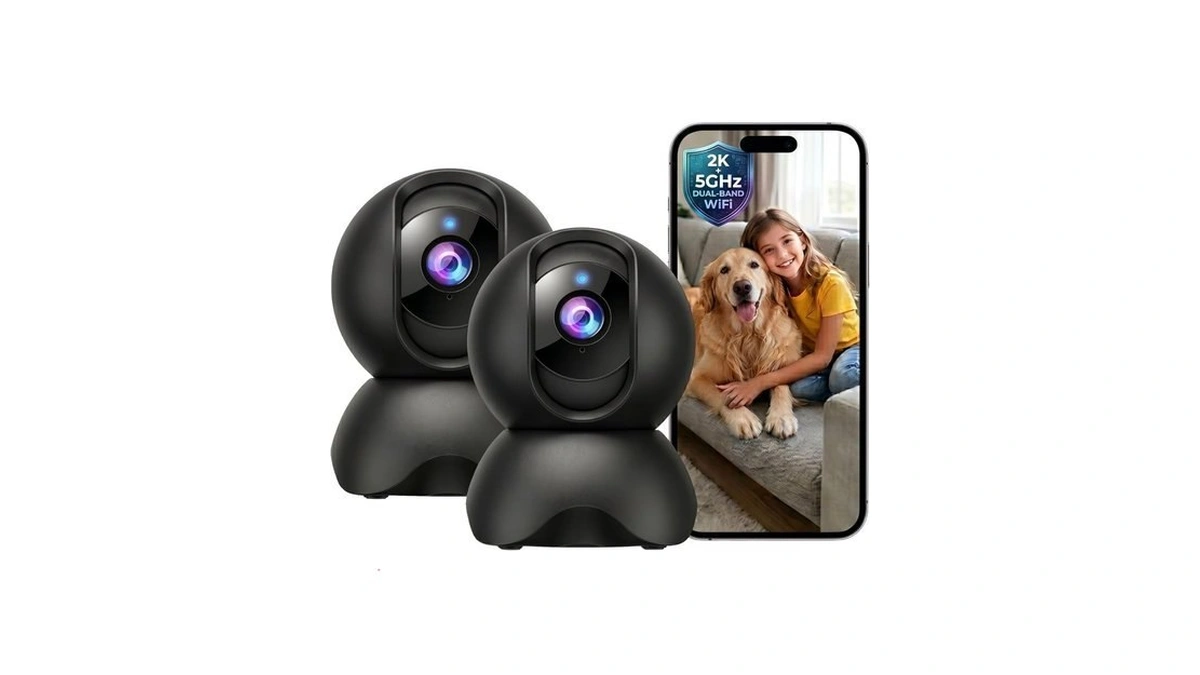 Yysy 2k 5g Indoor Security Camera For Home, No Subscription
