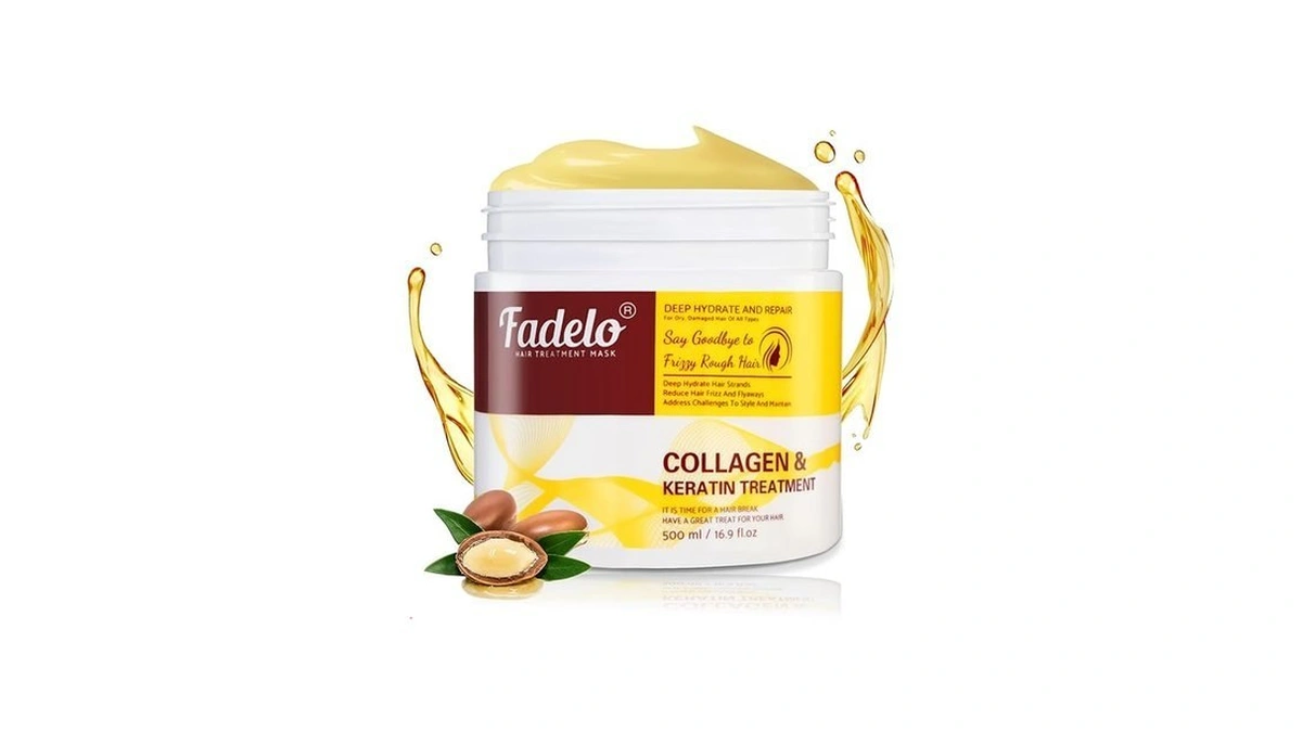 Fadelo Keratin Hair Treatment, Deep Conditioning Hair Mask For Damaged
