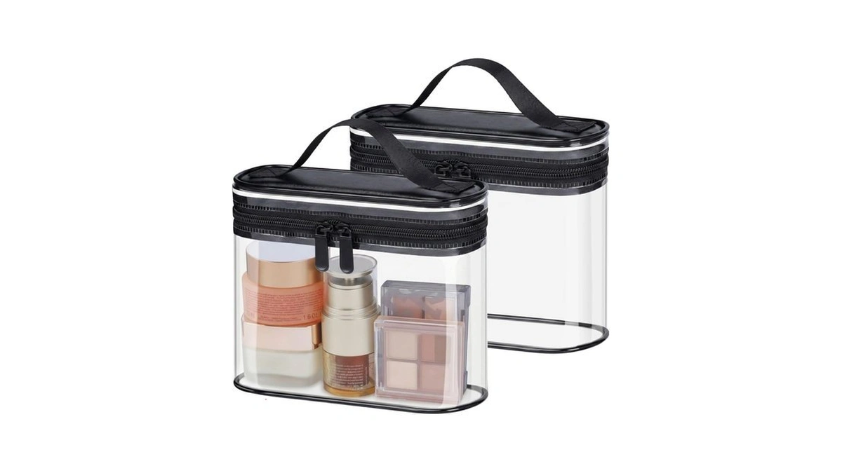 Packism Tsa Approved Toiletry Bag 2 Pack - Quart Size