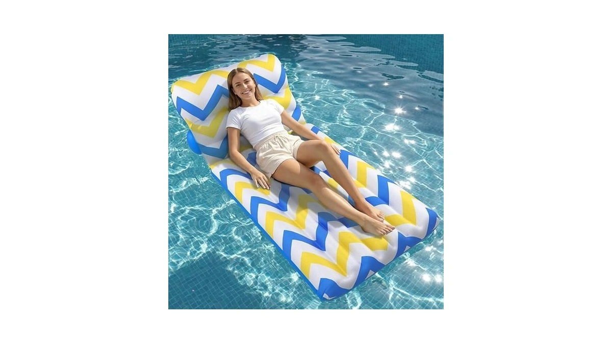 Jasonwell Inflatable Pool Float Adult - Ultra-comfort Soft Fabric Pool