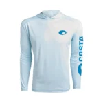 Costa Del Mar Tech Hood Performance Long Sleeve Shirt, Arctic