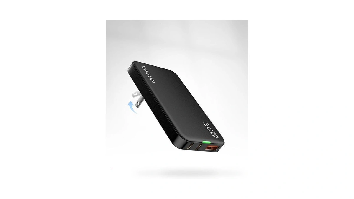 Usb Wall Charger Block 30w,3 Port Ultra Thin Flat Usb