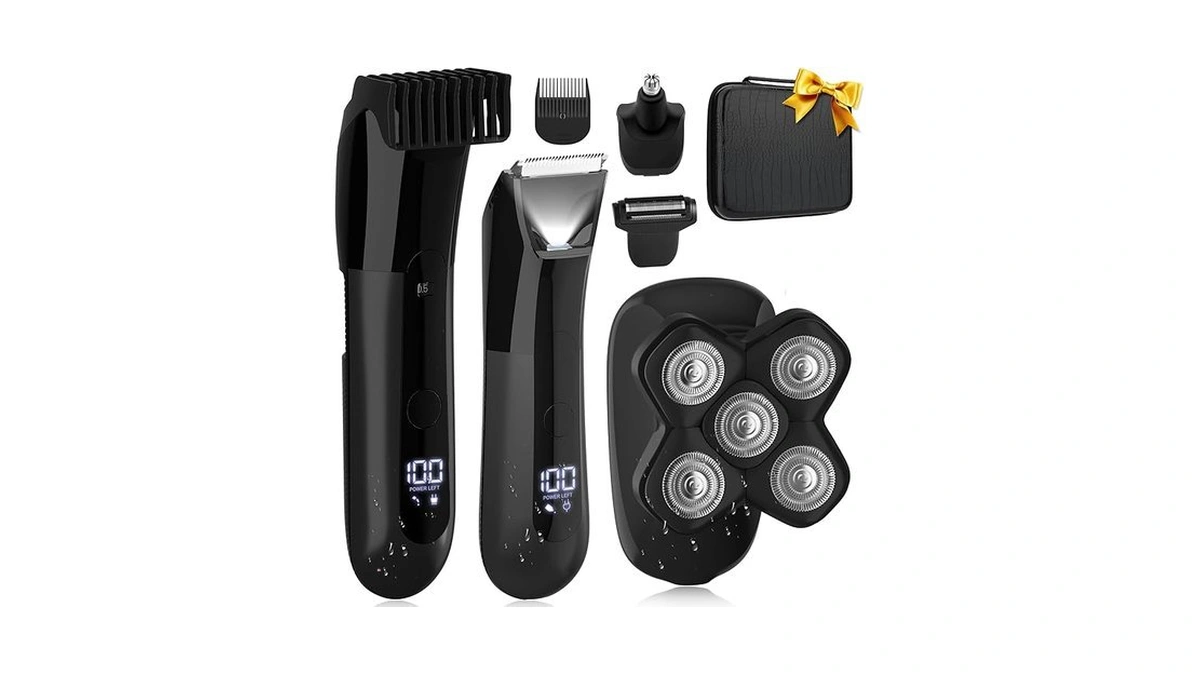 Karrte Manscape 5 In 1 Men's Grooming Kit, Beard Trimmer