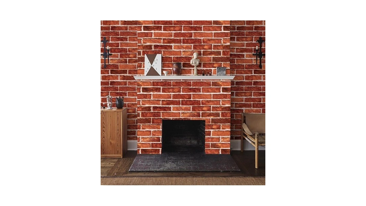 Anmon Brick Wallpaper Peel And Stick - Self Adhesive Removable