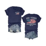 Ithalt 250th Anniversary Usa Shirt Womens 4th Of July Shirts