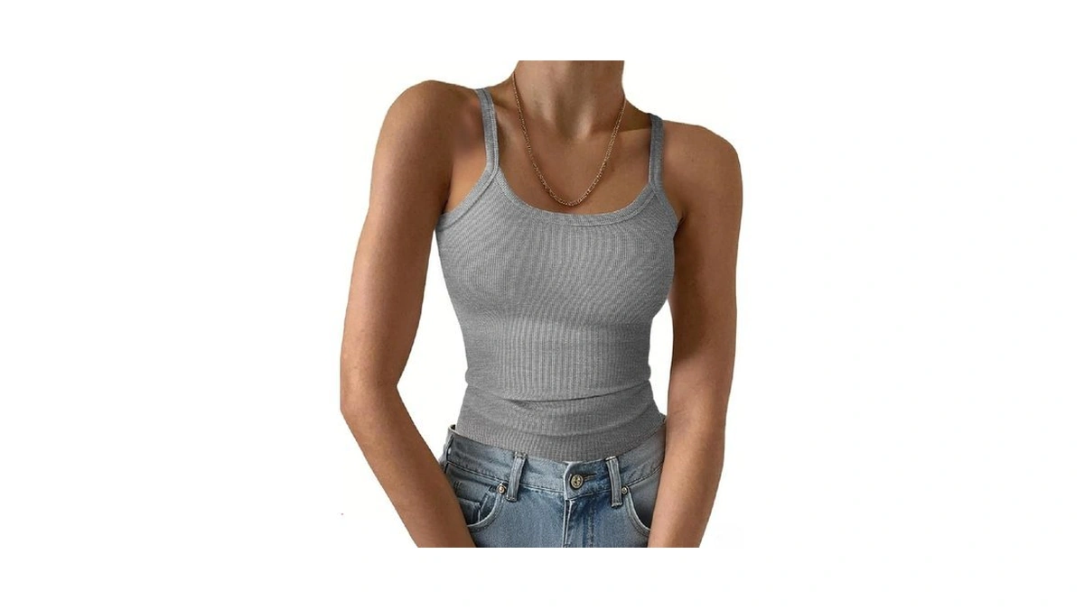 Gkbk Tank Tops For Women 2026 Summer Camisole Top Ribbed
