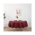 Randall Round Table Cloth Cover 70" Fabric Tablecloth Dust-proof Waffle