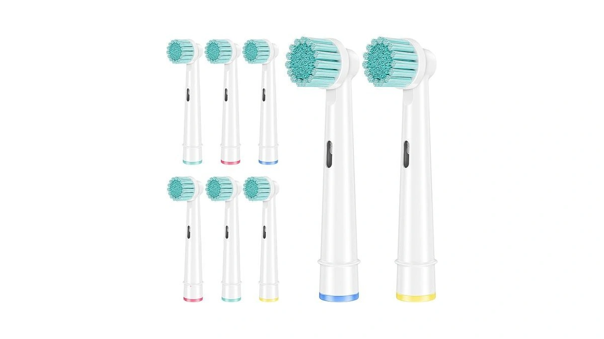 Sensitive Gum Care Replacement Toothbrush Heads Compatible With Oral B