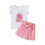 Woleroyir Girls Summer Outfits Cute Sleeveless Top High Waisted Short
