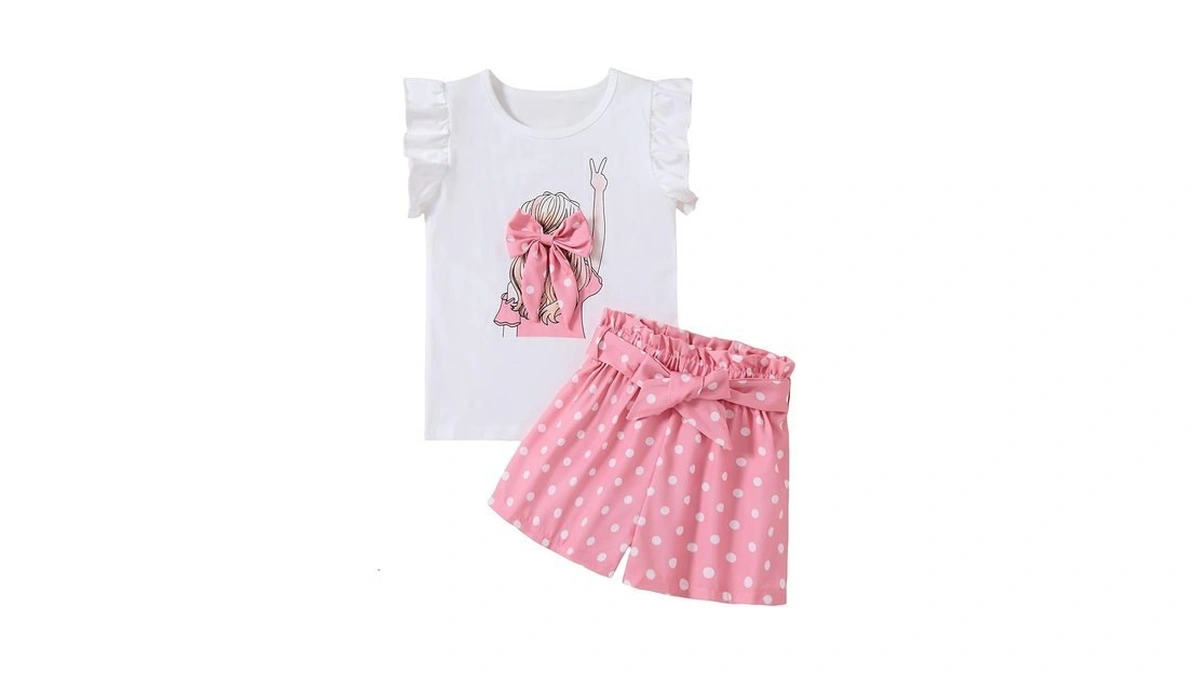 Woleroyir Girls Summer Outfits Cute Sleeveless Top High Waisted Short