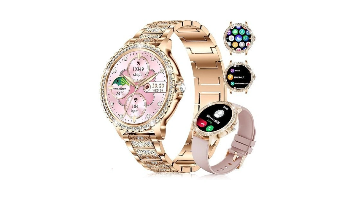 Fitflex Smart Watches For Women, 1.32" Hd Smartwatch Women With