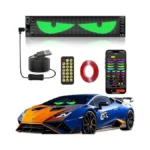Devil Led Eyes Light For Car Windshield, 15"x4" Programmable Ojos