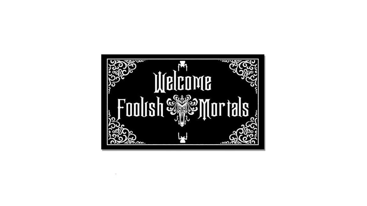 Ifhuh Funny Front Door Mat | Welcome Foolish Mortals Mat