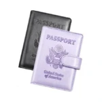 Herain Passport Holder For Travel Essentials, 2 Pcs Passport Cover