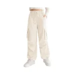 Ninobebe Girls Parachute Pants Cargo Pants For Girls Baggy Y2k