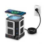 Pd 20w Usb C Power Strip With Wireless Charger Bestek