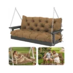 60x40 In Replacement Swing Cushions For Outdoor Furniture,2-3 Seater Waterproof