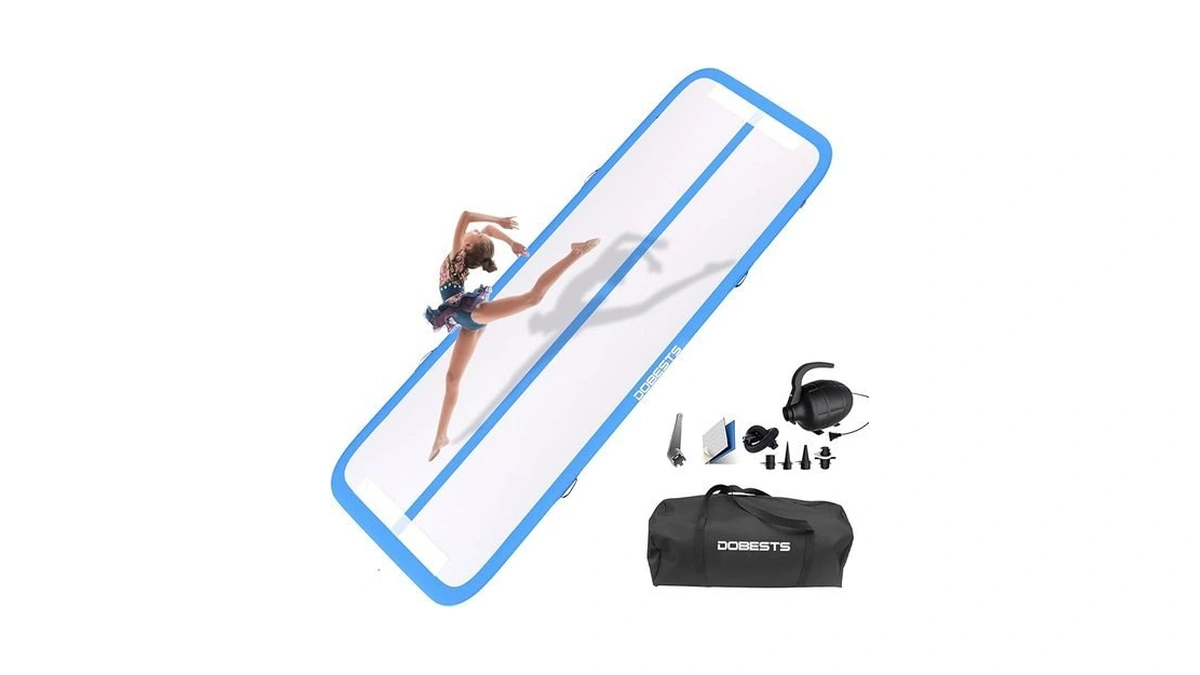 Dobests Gymnastics Mat Tumble Track, Inflatable Air Tumbling Track For