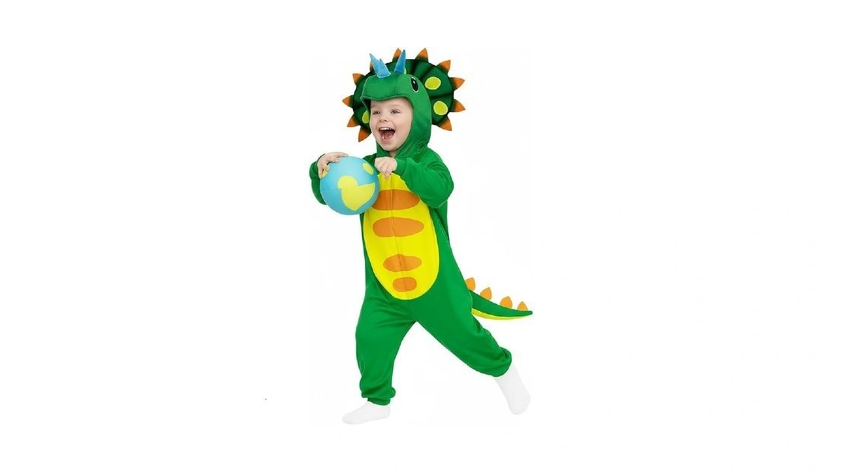 Roc Party Dinosaur & Monster Costume For Toddlers - 3d