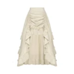 Scarlet Darkness Women's 2026 Summer Skirt Gothic Steampunk Skirt Renaissance