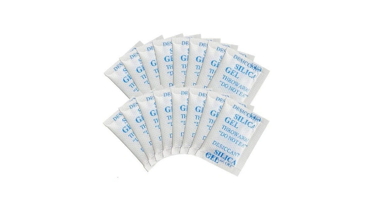 2 Gram (100 Pack) Silica Gel Desiccant Packets, Moisture Absorber