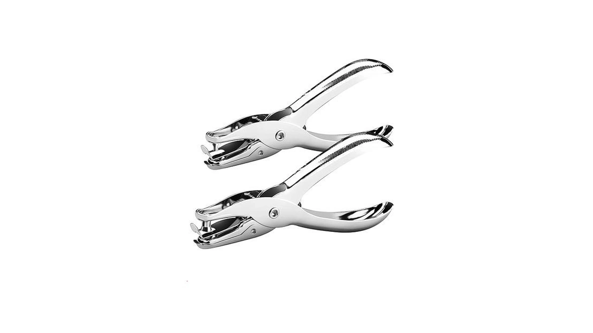 2 Pcs Hole Punch, 1/4 Inch And 1/8 Inch Single