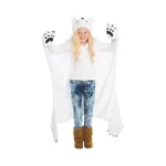 Fin Fun Wearable Hooded Blanket For Kids - Animal Hooded