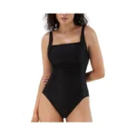 Lulukaka Women's One Piece Swimsuit Tummy Control Square Neck Bathing