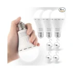 Reveforly 4 Pack Emergency-rechargeable-light-bulb, Stay Lights Up When Power Failure,