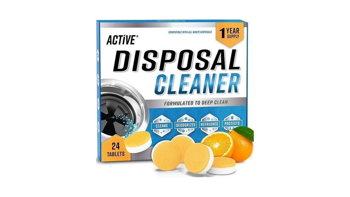 Garbage Disposal Cleaner Deodorizer Tablets - 24 Pack, New Powerful