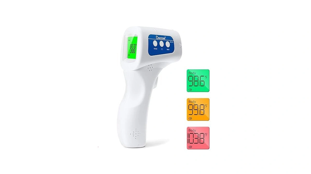 Berrcom Digital Non Contact Infrared Forehead Thermometer Contactless Thermometer 3