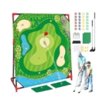 Golf Chipping Game With Stand, Upgrade 54"x 54" Golf Hitting