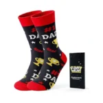 Bonangel Men's Novelty Cotton Crew Socks, Funny Socks, Father's Day