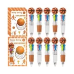 Mepmela Basketball Party Favor 24pack Multicolor Pen In One Fun
