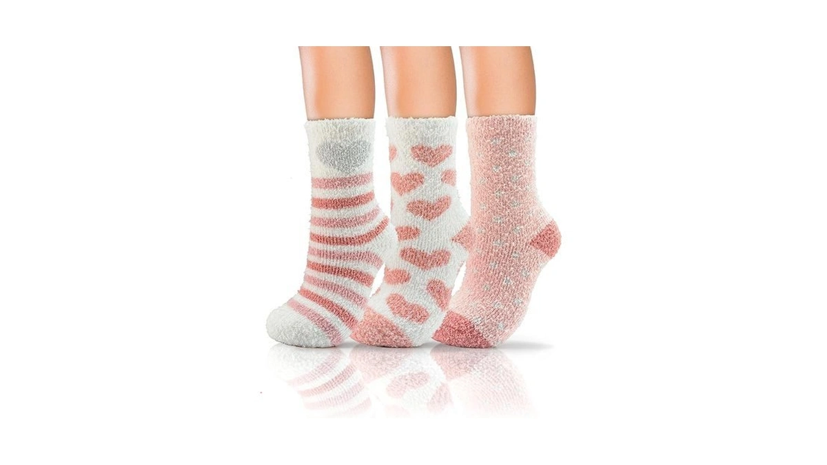 Aivei Valentines Day Gifts For Her Buttery Soft Fuzzy Socks