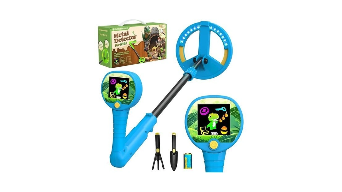 Metal Detector For Kids, Intuitive Color Lcd Display, 6.7” Glowing