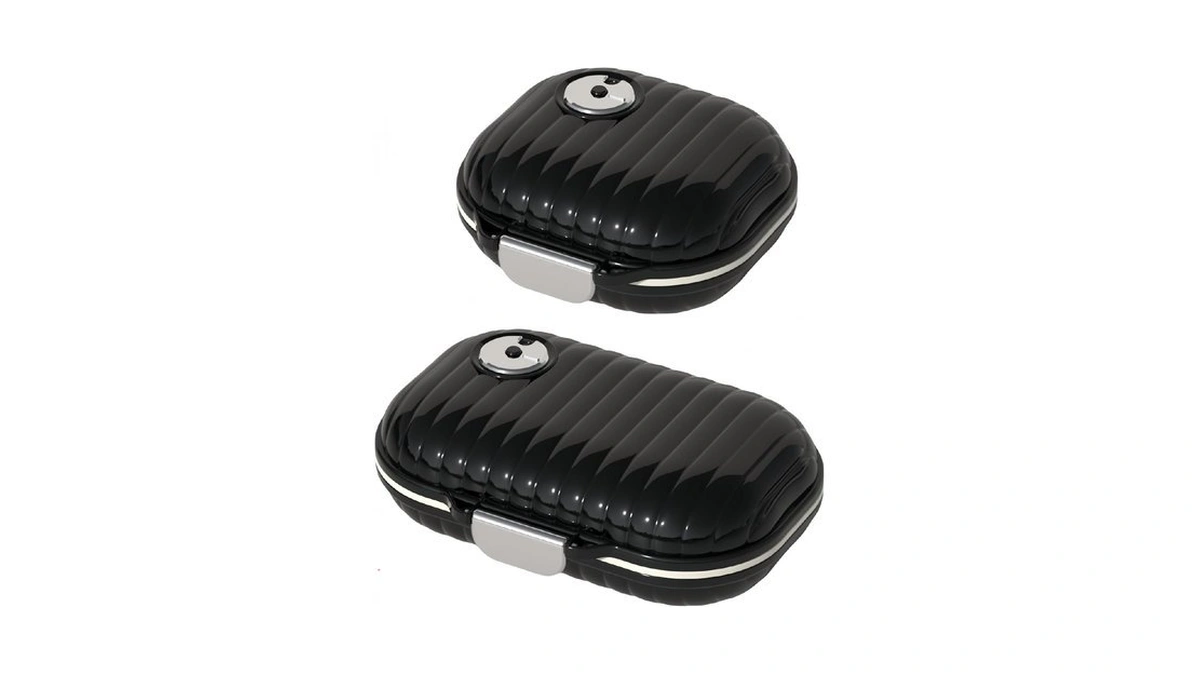 Personal Pill Organizer 2pack- Medicine Pill Case With Medicine Tracker,