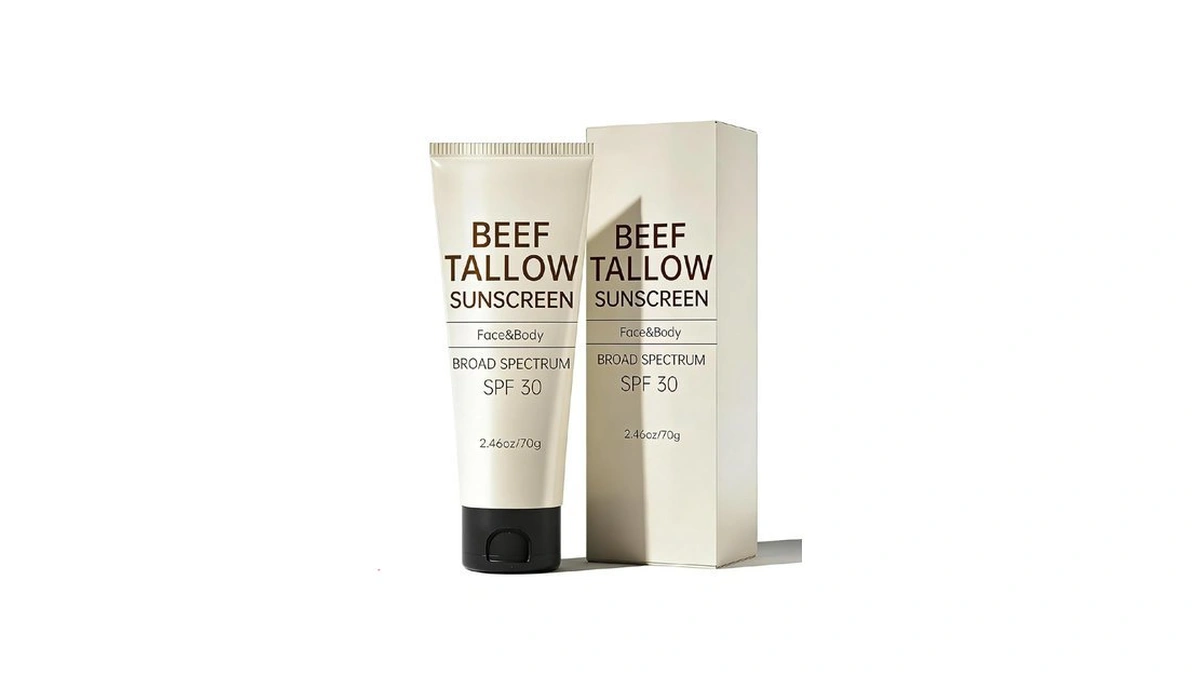 Tallow Sunscreen, Sunscreen For Face, Spf30 Natural Reef Safe Face