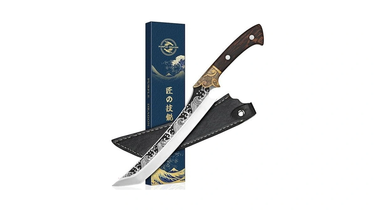 Purple Dragon Slicing Carving Knife – 8.86" Brisket Knife Razor
