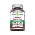 Amazing Formulas Chelated Magnesium Supplement | 250 Mg | Tablets