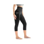 Walifrey Capri Leggings With Pockets For Women, High Waisted Buttery