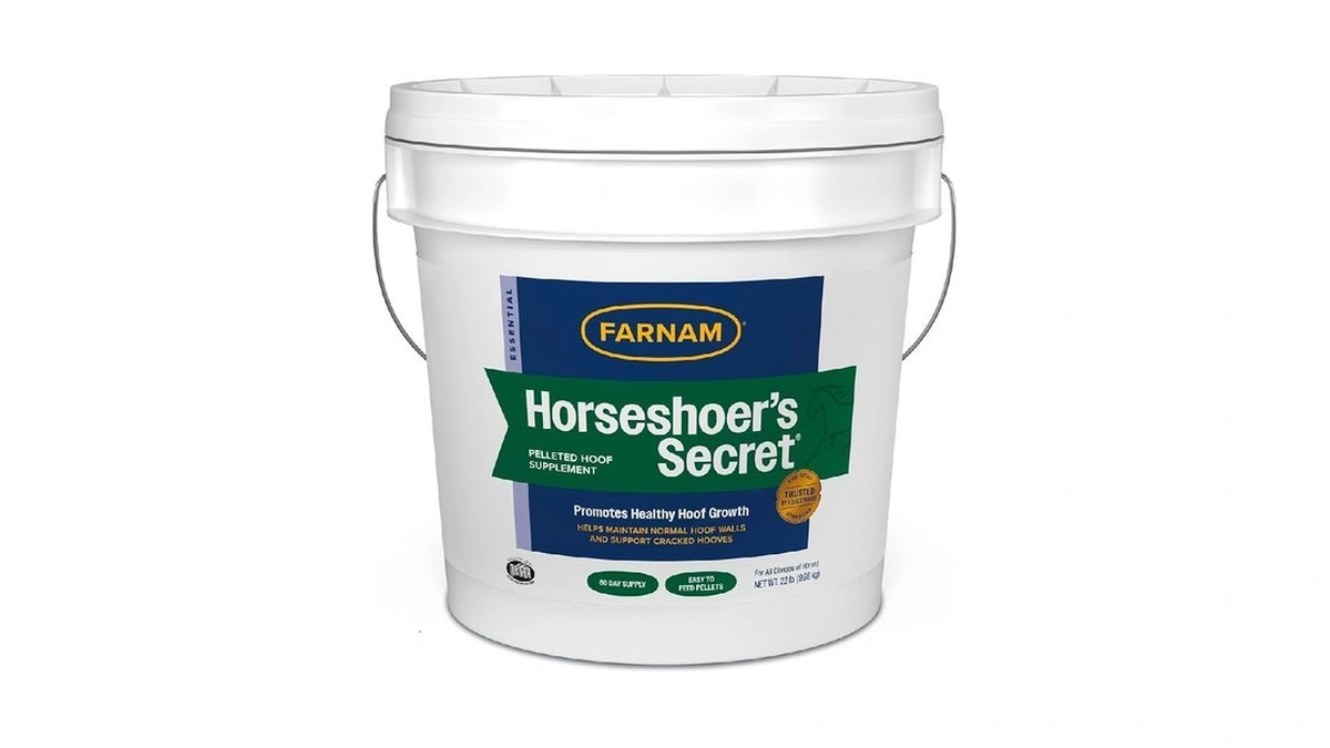 Farnam Horseshoer's Secret Pelleted Hoof & Biotin Supplements, Nutrient-rich Formula