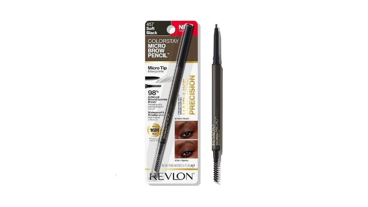 Revlon Colorstay Micro Eyebrow Pencil With Built In Spoolie Brush,