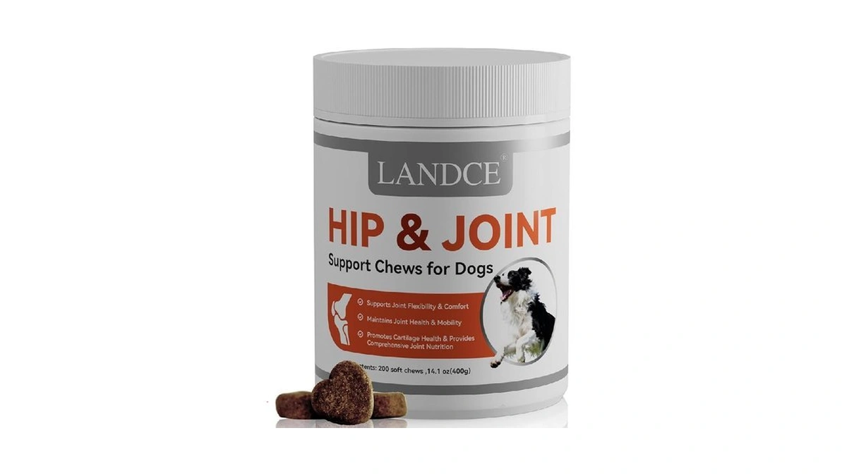 Landce Dog Hip And Joint Supplement, 200ct Glucosamine Chondroitin For