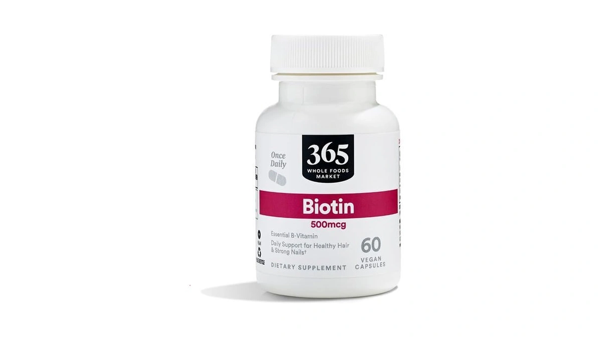365 By Whole Foods Market, Biotin Vegetarian Capsules, 500 Mcg,