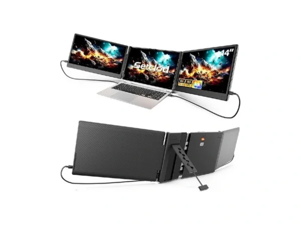 Setclod Upgraded Laptop Screen Extender Monitor Portable, 14.1" 1080p Fhd
