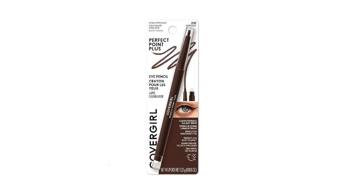 Covergirl Perfect Point Plus Eyeliner Pencil, Espresso, Long-lasting, Versatile Brown