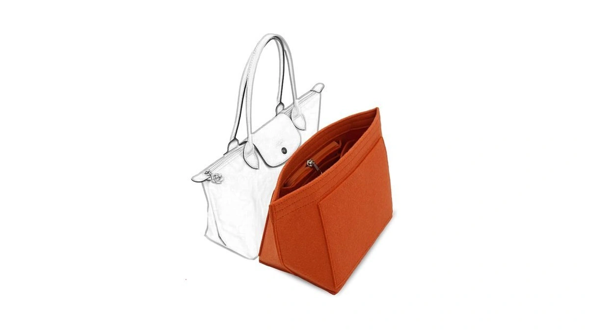 D.duo Bag Insert Organizer, Purse Accessories, Suitable For Longchamp Long