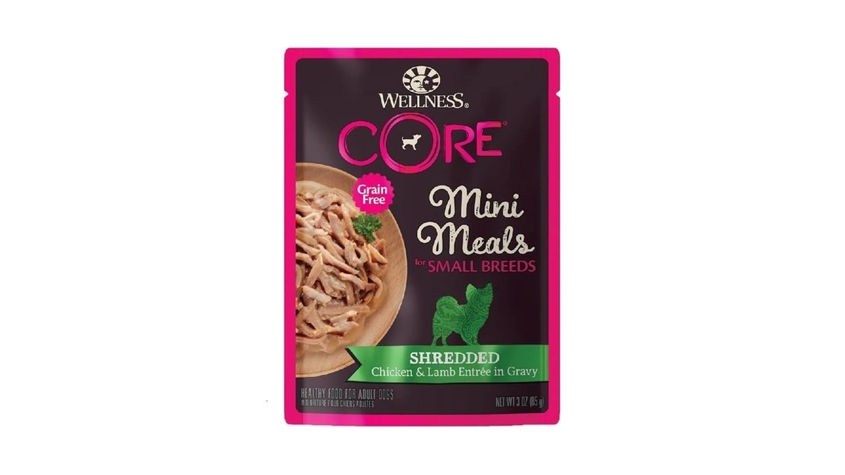 Wellness Core Small Breed Mini Meals Shredded In Gravy Adult