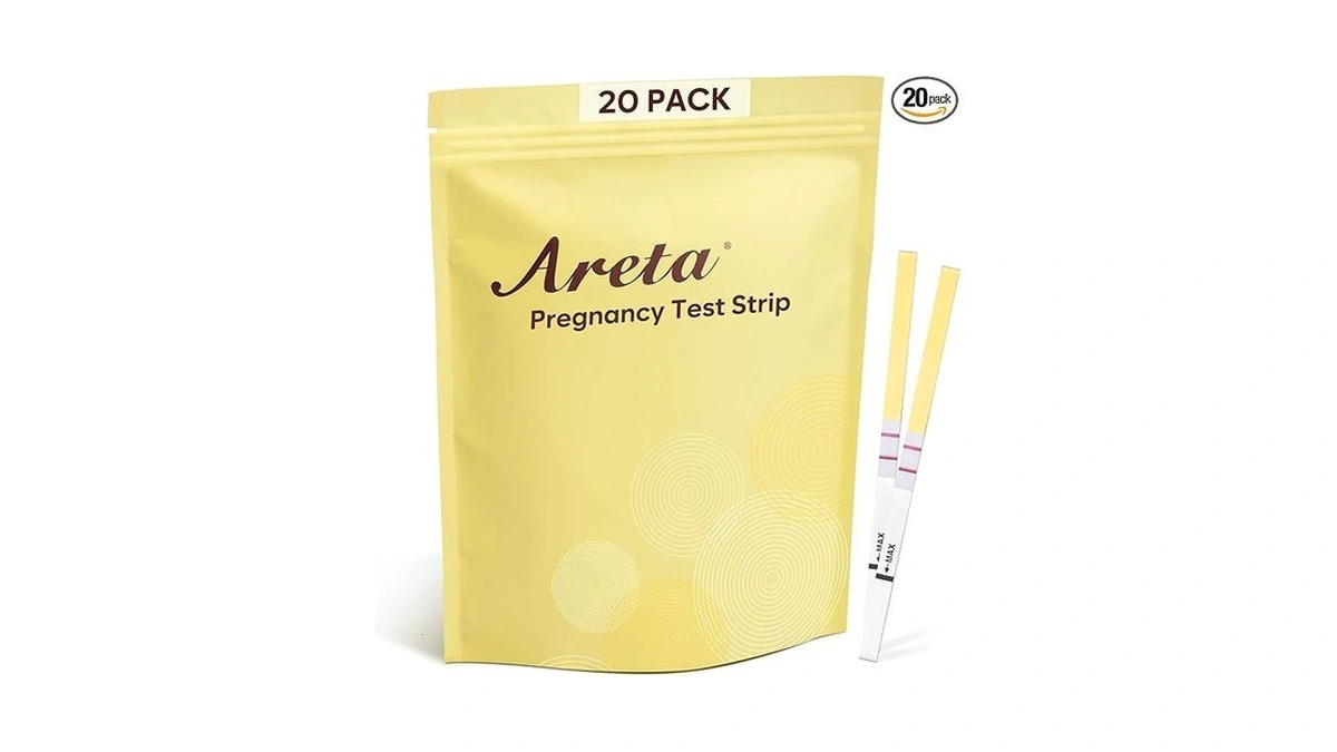Areta Pregnancy Test Strips: 20-pack Hcg Tests, Highly Accurate And